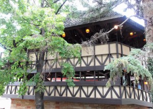 An exterior view of the theater